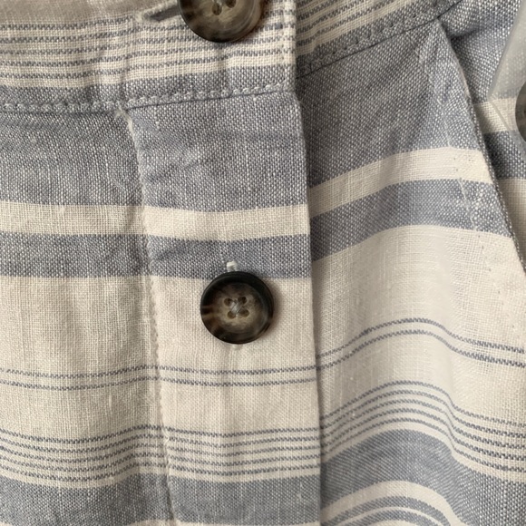 Cynthia Rowley Line Button Front Midi Skirt - Picture 3 of 6